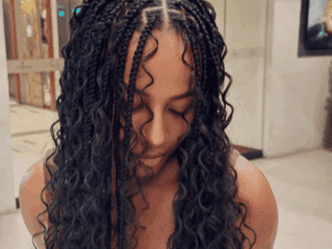 boho knotless braids styles